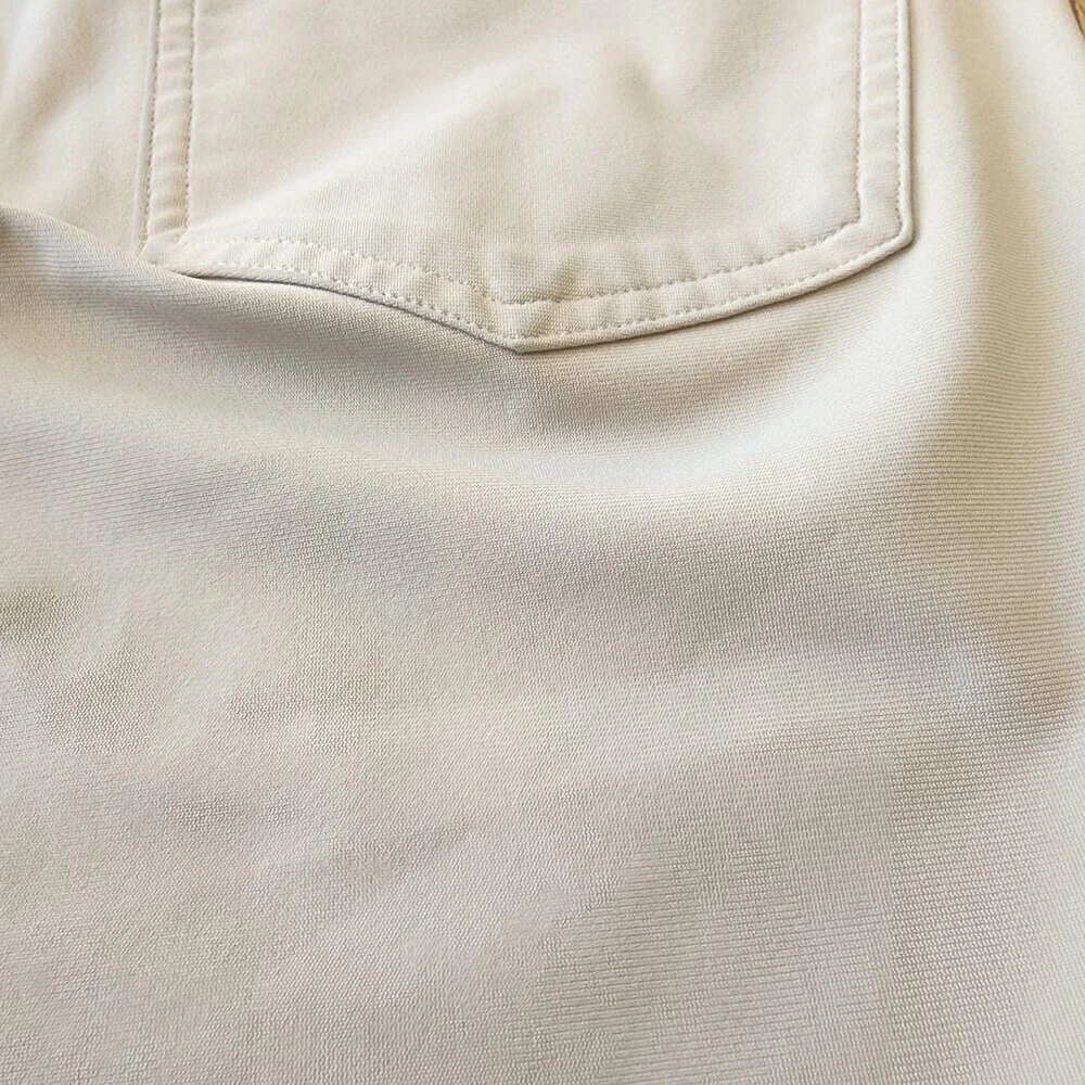 Lululemon Pants Mens 28 Beige Slim Fit Stretch Khaki 5 Pocket Casual Athletic